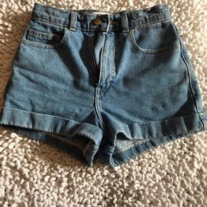 American Apparel Cuffed Shorts